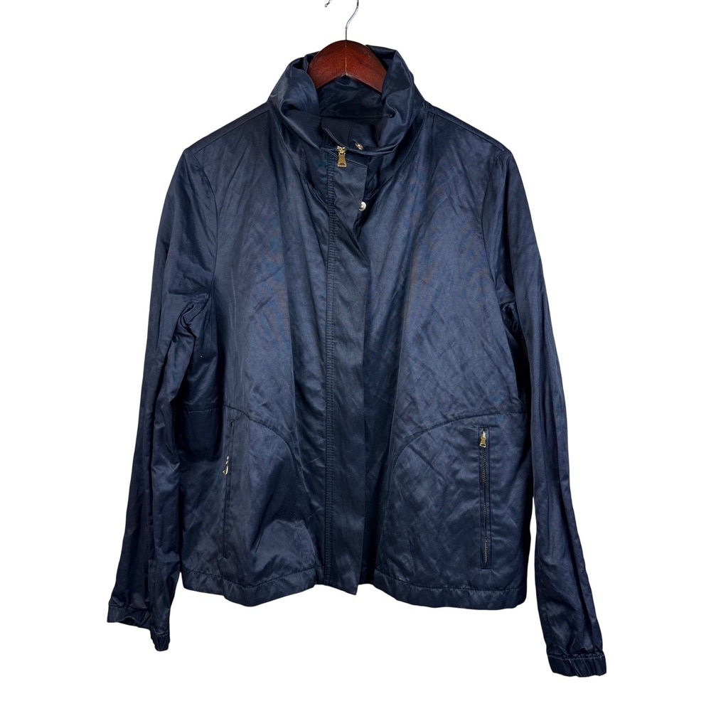 Talbots Lightweight Metallic Blend Jacket‎ Women's 16 Black